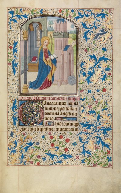 Sint-Barbara door Willem Vrelant